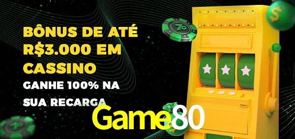 Game80 melhor bônus de depósito